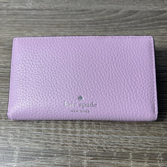 Kate Spade Lavender Hayes Small Satchel Tote Crossbody Bag WITH MATCHING WALLET - Picture 11 of 14
